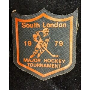 1979 South London Major Hockey Tournament Patch Badge Crest Logo